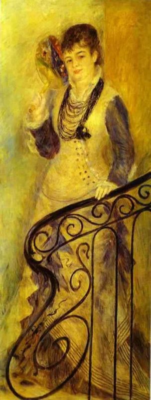 woman on a staircase (femme sur un escalier).jpg